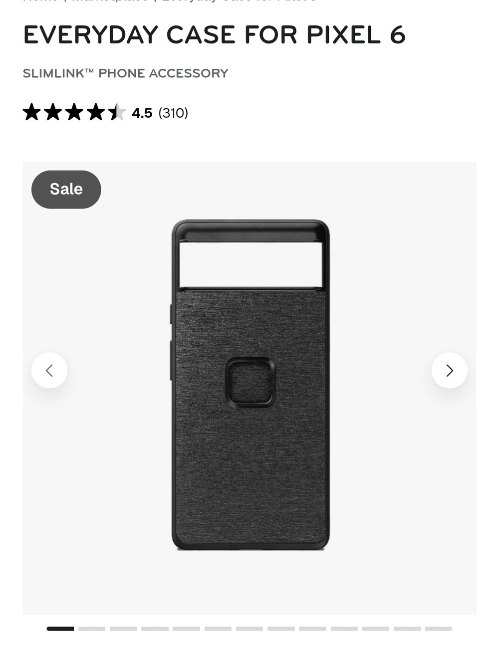 Peak Design Everyday Case for Pixel 6 — Black